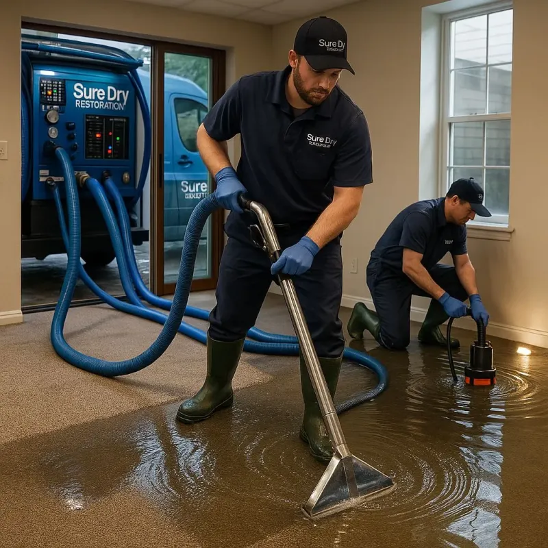 Water Extraction and Removal process in Shelbyville, TN